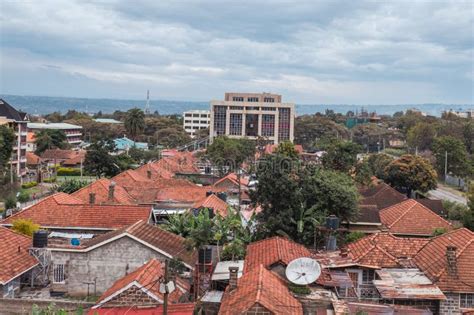 Aerial View Of Residential House At Nakuru Town Kenya Stock Photo