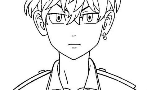 Cute Chifuyu Matsuno Coloring Pages Tokyo Revengers Coloring Pages Otosection