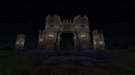 Castle door I made. Any comment would be appreciated. : Minecraft