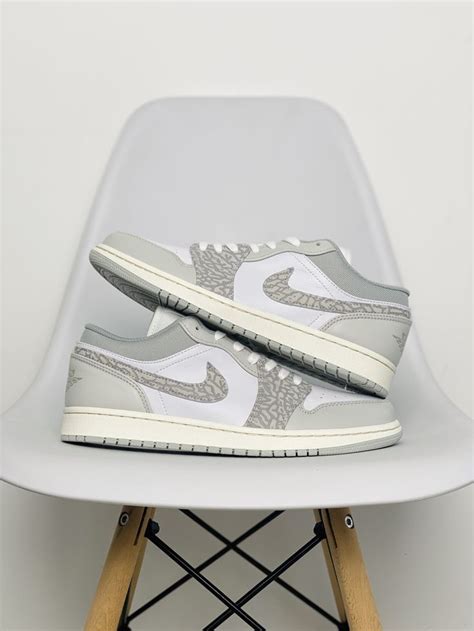 Air Jordan 1 Low AJ1 PRM Elephant Print DH4269 100 In 2022 Air