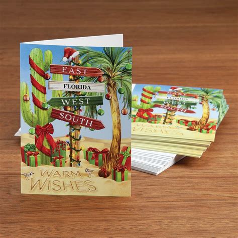 Personalized Warm Wishes Christmas Cards, Set of 20 - Starcrest