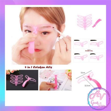 Jual Cetakan Alis Alat Gambar Alis Set Eyebrow Template Cetak