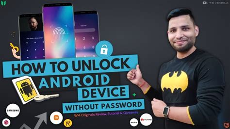 How To Unlock Android Device Without Password Forgot Android Password