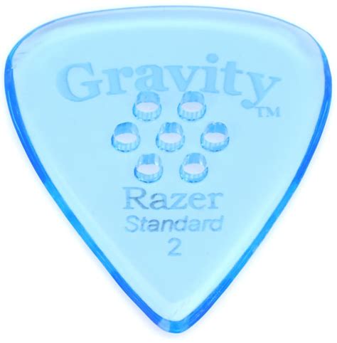 Gravity Picks Razer Standard Size Mm With Multi Hole Grip Reverb