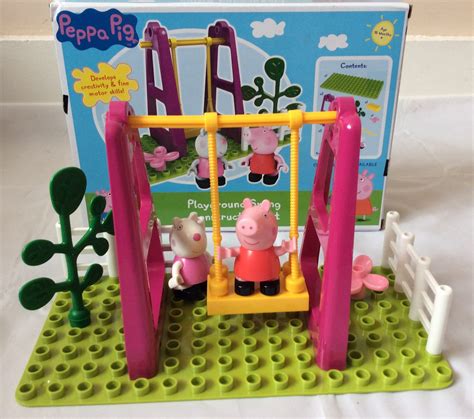 Peppa Pig Playground Swing Construction Set Review Mummy And The Cuties