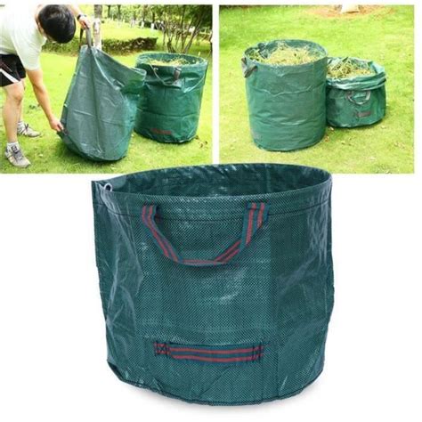 FL09940 60L Sac à déchets de jardin réutilisable vert Cdiscount Jardin