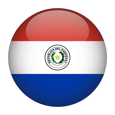 Paraguay Bandera Redondeada 3d Con Fondo Transparente 15272168 PNG