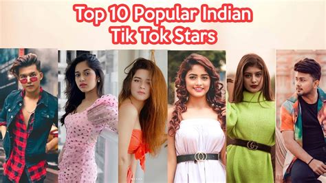 Top 10 Popular Indian Tik Tok Stars Highest Followers Youtube