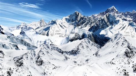 Snowy Mountain Wallpapers Top Free Snowy Mountain Backgrounds