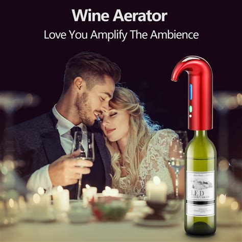 Electric Wine Aerator Pourer Wine Decanter Pump Dispenser Set Stopper