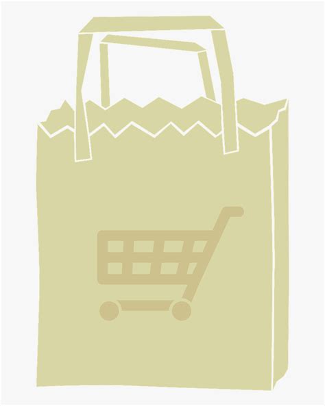 Paper Grocery Bag Silhouette , Free Transparent Clipart - ClipartKey