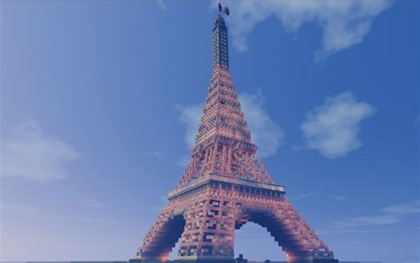 Eiffel Tower Minecraft Blueprints