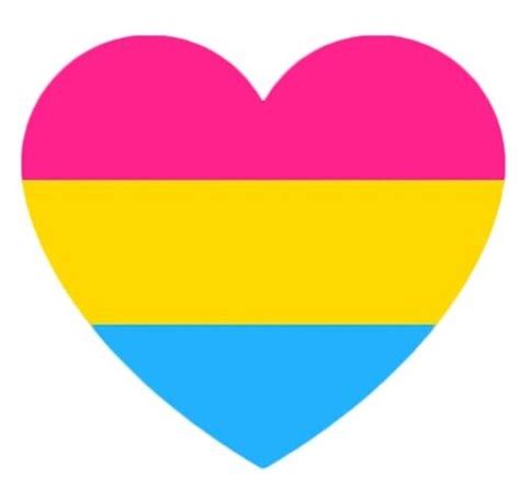 Pansexual Flag Heart Decal Car Bumper Sticker Window Wall Laptop