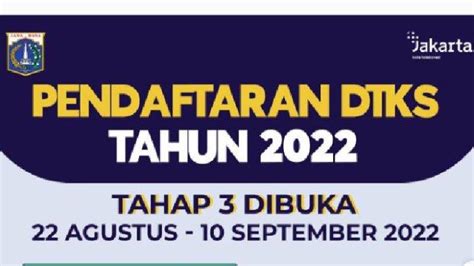 Syarat Daftar Dtks Dki Jakarta Tahap Tahun Akses Melalui Dtks