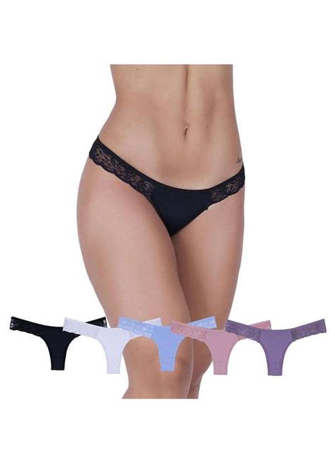 Kit Calcinhas Violeta Microfibra Concept Lingerie Multicores