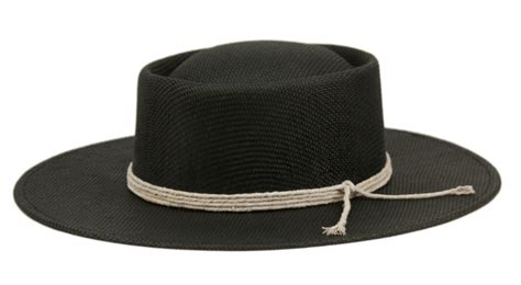 London Unisex Straw Pork Pie Collection Pork Pie Flat Top Hat Straw Hat