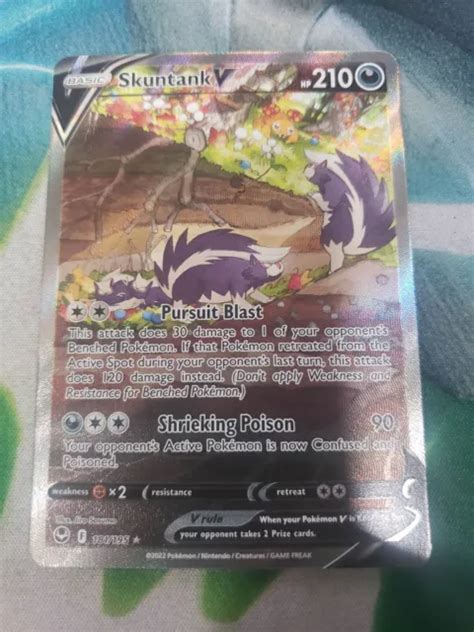 Skuntank V Alternative Full Art Ultra Selten Silber Sturm