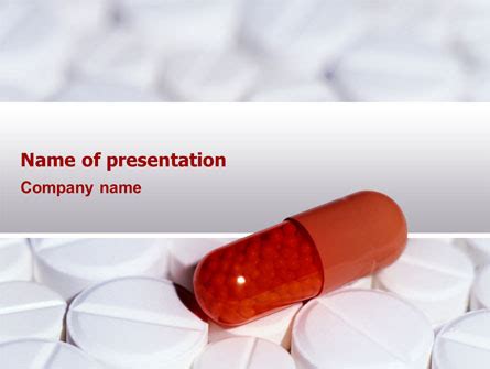 Medication Presentation Template For Powerpoint Google Slides And