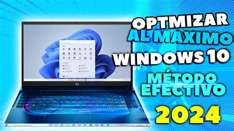 Fácil y Rápido Cómo ACELERAR Mi PC NOTEBOOK Windows 10 2024 SIN