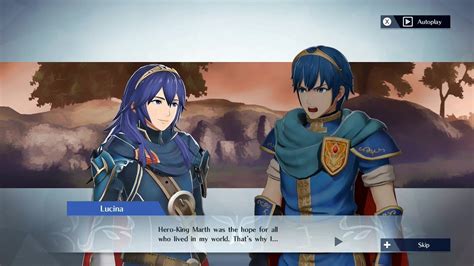 Fire Emblem Warriors Lucina And Marth Support Conversation Youtube