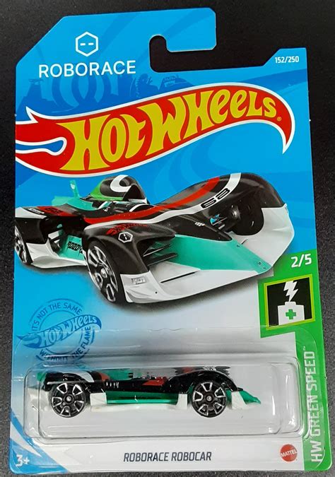 Hot Wheels Green Speed Roborace Robocar