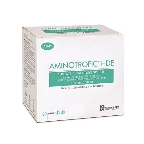 Aminotrofic HDE 30 Bustine Con Aminoacidi Essenziali Para Farmacia