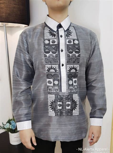 Modern Barong For Men With Embroidered Lazada Ph