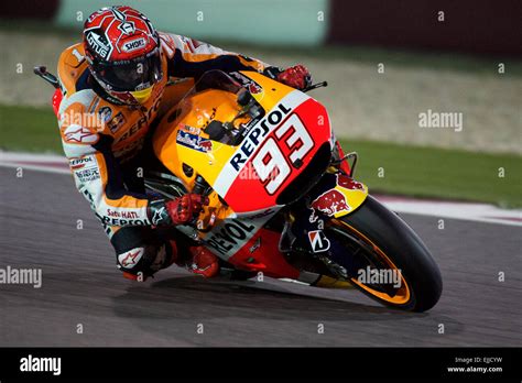 Losail Doha M Rz Repsol Honda Pilot Marc Marquez W Hrend