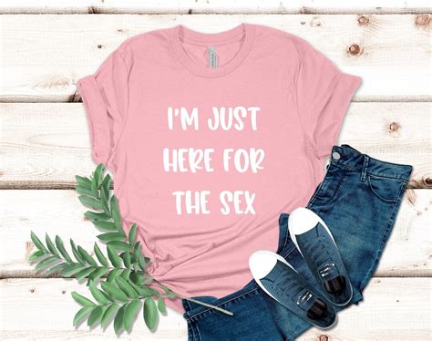 Here For The Sex Gender Reveal Unisex Tee Funny Baby Shower Shirt Gender Reveal Gift Baby