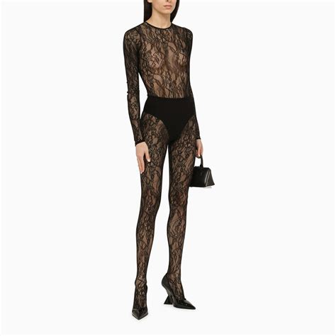 Wardrobe NYC Lace Bodysuit Black Editorialist