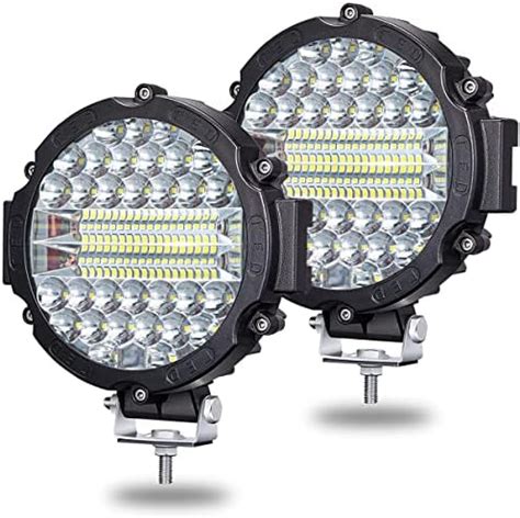 Aserose Luces Todoterreno Led Redondas Barras Pulgadas W De