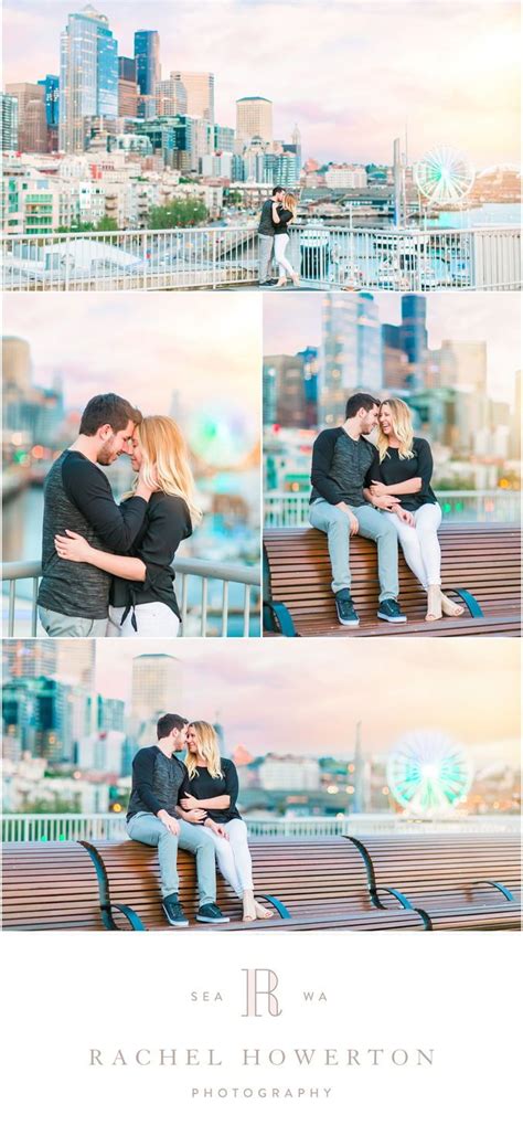 Ryan And Darions Downtown Seattle Engagement Session Downtown Seattle