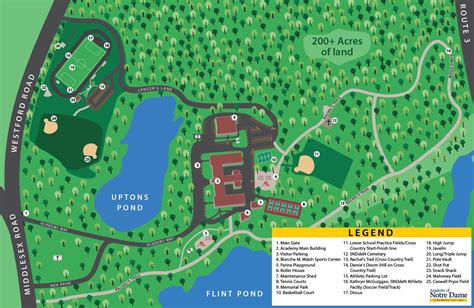 Notre Dame Campus Map