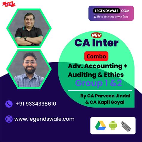 Ca Inter Combo Advanced Accounting Auditing Ethics By Ca Parveen