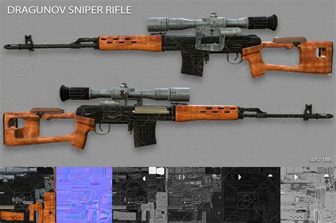 Dragunov Sniper Rifle SVD | GameDev Market