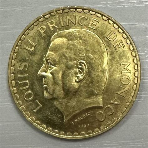 Monaco 5 Francs 1945 Louis II Essai En Cupro Aluminium Catawiki