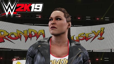 Wwe 2k19 Ronda Rousey Entrance Signature Finisher Youtube