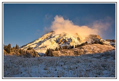 Winter morning at Mt Rainier | Focal World