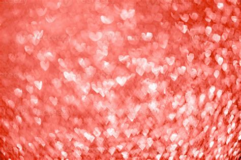 Abstract red glitter sparkle with heart bokeh light for Valentines ...