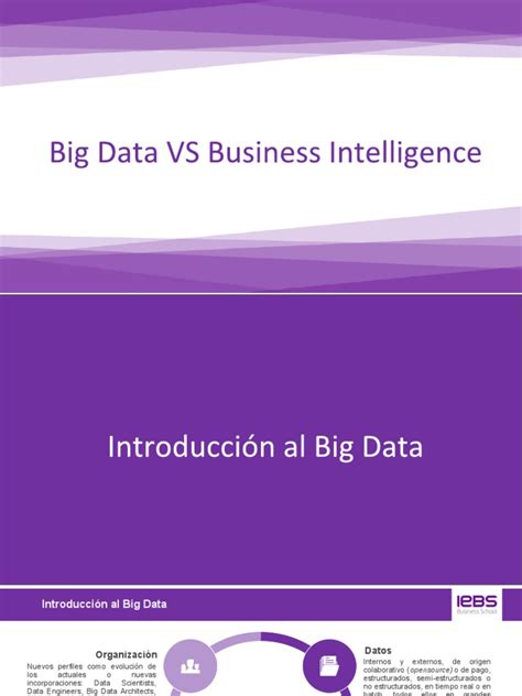 Big Data Vs Business Intelligence Pdf Big Data Inteligencia De