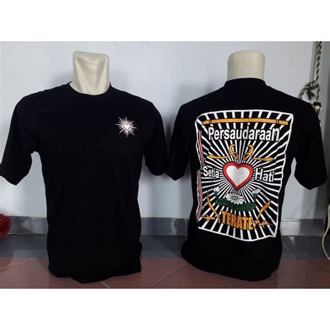 Jual Kaos Sablon Lengan Pendek Pria Baju Warga Jemper Psht Setia Hati