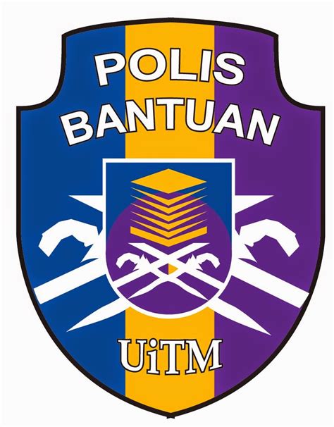 Logo Polis Bantuan UITM - auxiliary police