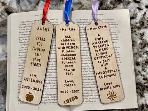 Thank You For Being Part Of My Story Bookmark Teacher Etsy Australia