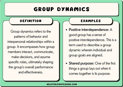 11 Group Dynamics Examples 2025