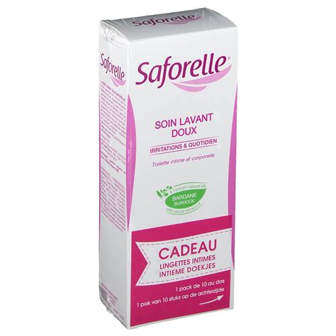 Saforelle Savon Liquide Hygiène Intime 250 ml Lingettes Intimes 10