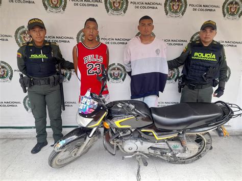 Capturan dos sujetos por presunto delito de hurto en Ciénaga