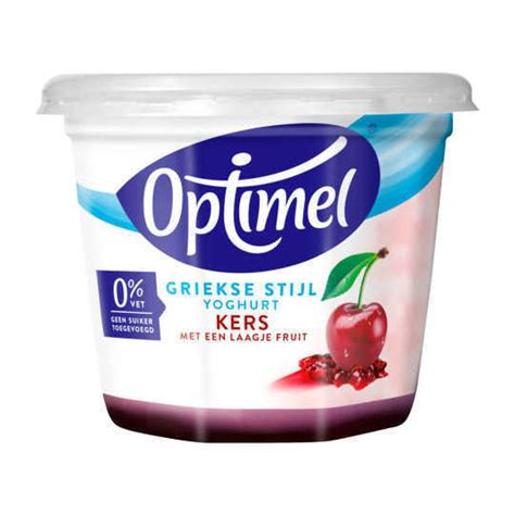 Optimel Griekse Stijl Yoghurt Kers Aanbieding Bij Coop