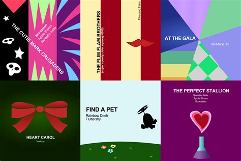 MLP:FiM Songs Album Covers Pack 2 by postcactus on DeviantArt