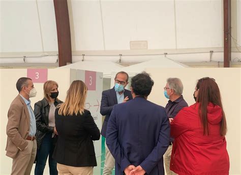 Dg Sanguedolce In Visita Al Centro Vaccinale Di Bitetto