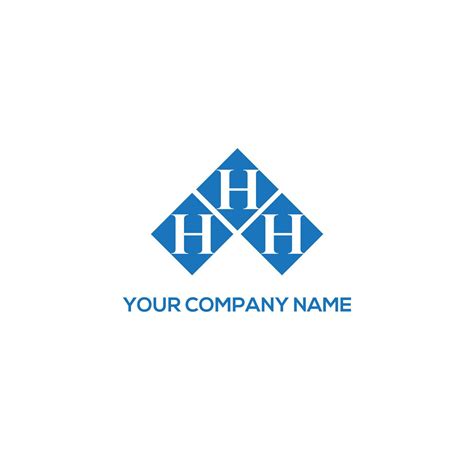 HHH Letter Logo Design On WHITE Background HHH Creative Initials